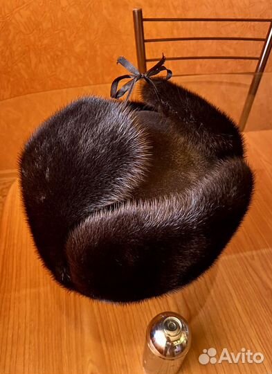 Норковая шапка мужская