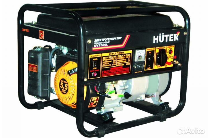 Бензиновый Электрогенератор huter DY2500L