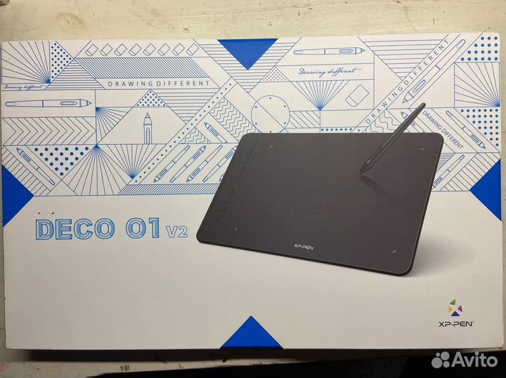 Графический планшет xp pen deco 01 v2
