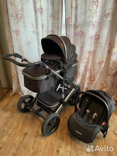 Коляска 3 в 1 luxmom 555