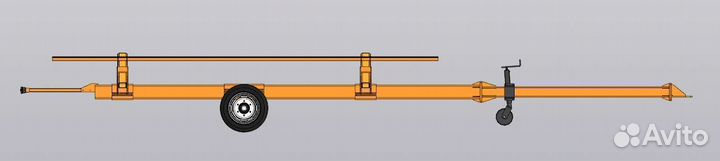 Тележка для жаток Ростсельмаш ППА-700, 2023