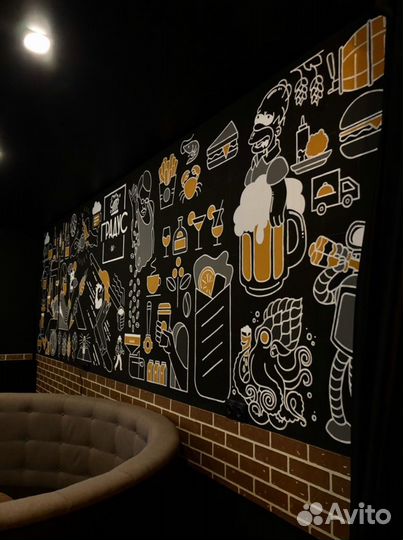 Художник. Роспись стен, оформление помещений