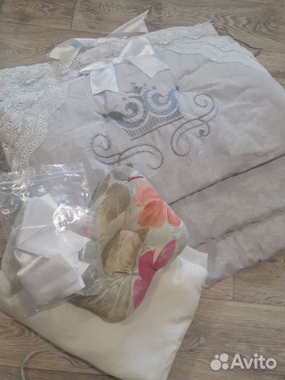 Бортики подушка-бабочка для новорожденных