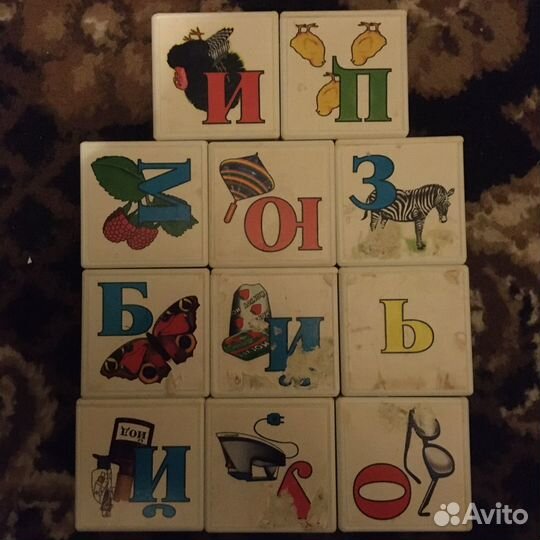 Кубики с буквами