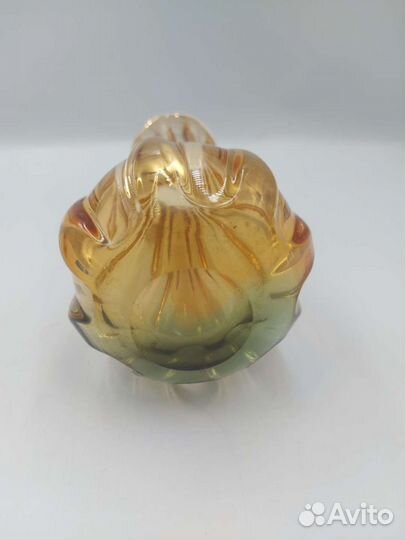 Ваза цветное стекло СССР