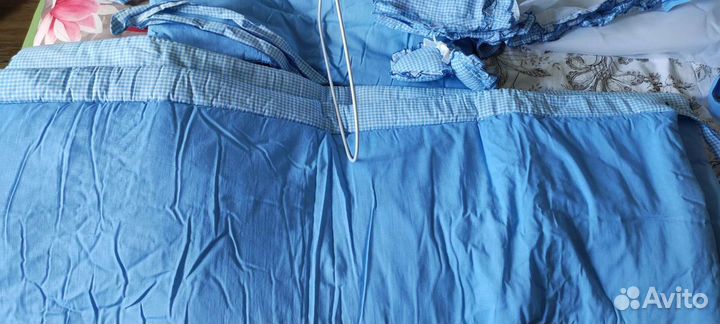 Балдахин и бортики для детской кроватки