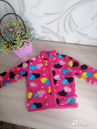 Флисовая кофта для девочки