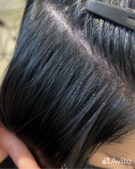 Наращивание натуральных волос