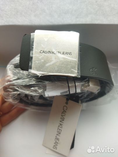 Мужской ремень calvin klein новый с бирками
