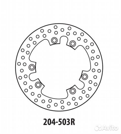 Тормозной диск goldfren 204-503R