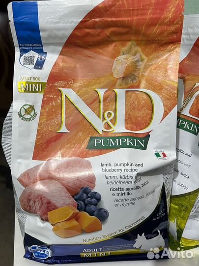 Сухой корм Farmina N&D Mini, 2,5кг
