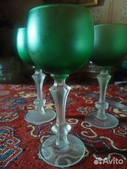 Гусь хрустальный бокалы СССР