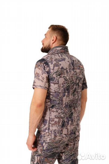 Терможилет king hunter warm light camo/grey