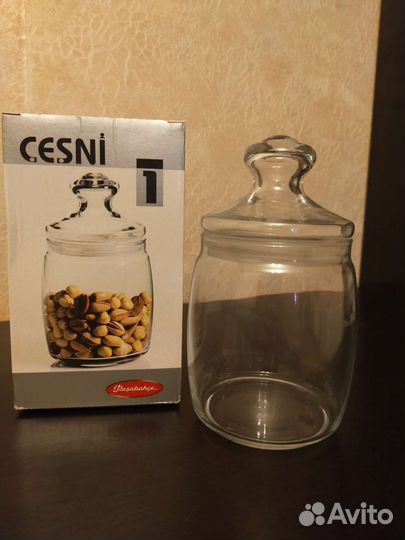 Банка для хранения стеклянная
