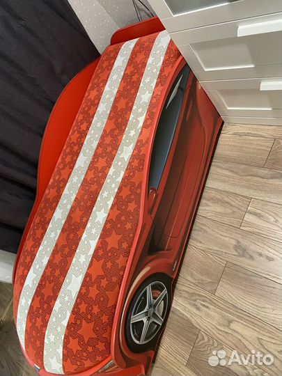 Кровать машина с подсветкой