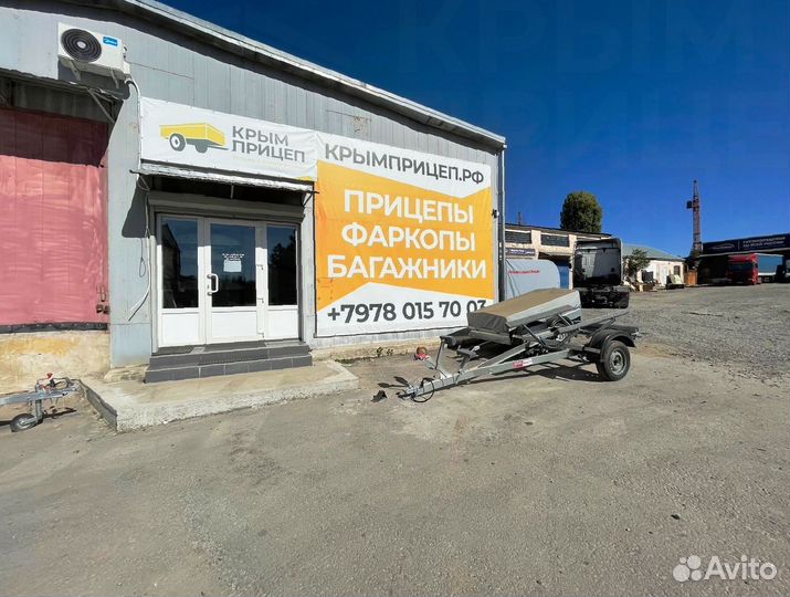 Лебедка прицепа в сборе с узлом крепления