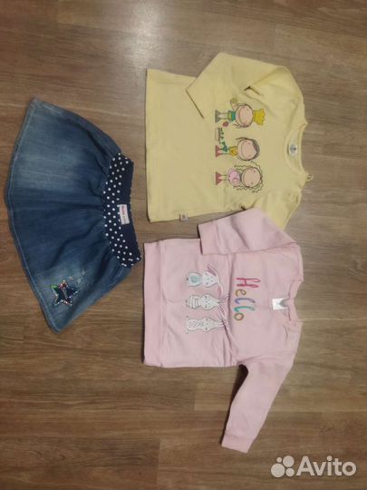 Вещи пакетом для девочки 1год