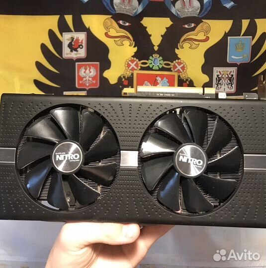 Видеокарта rx580 8gb sapphire nitro