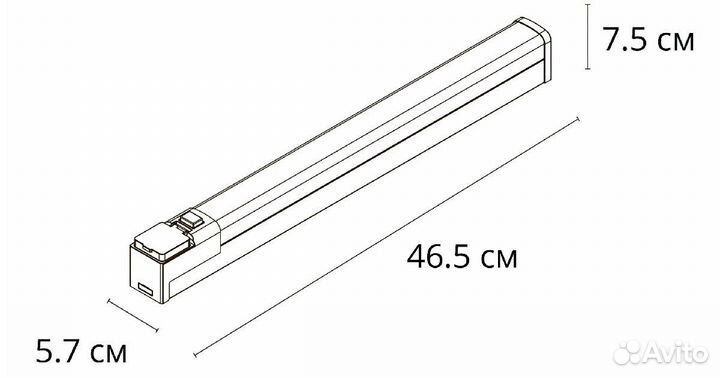 Подсветка для зеркал Arte Lamp Callisto A3410AP-1W