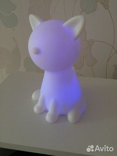 Ночник Белый кот