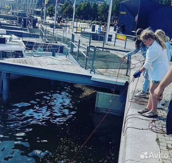 Поисковый магнит двухсторонний неодимовый 220 кг