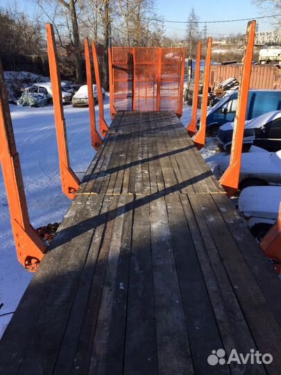 Услуги тягача лесовоза трала полуприцепа длиномер