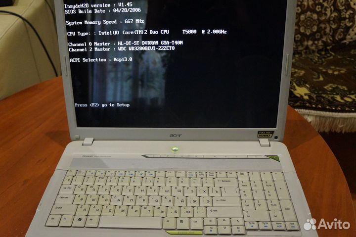 Ноутбук Acer aspire 7720G