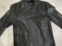 Мужская кожаная куртка Armani 46