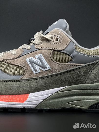 Кроссовки New Balance 992 Olive Зеленые