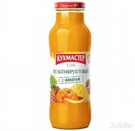 Сок Кухмастер Мультифруктовый с мякотью 700 мл