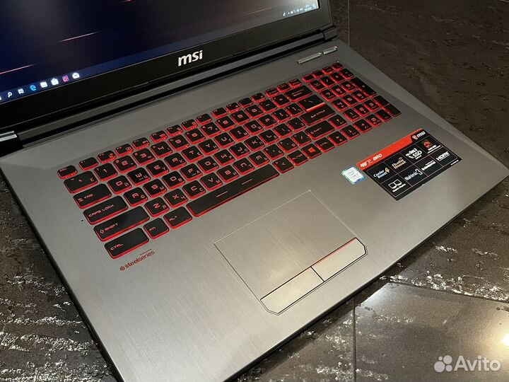 17.3 игровой MSI Gaming Core i7 16 GB ram