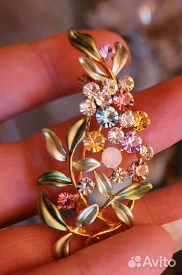 Новая брошка Веточка