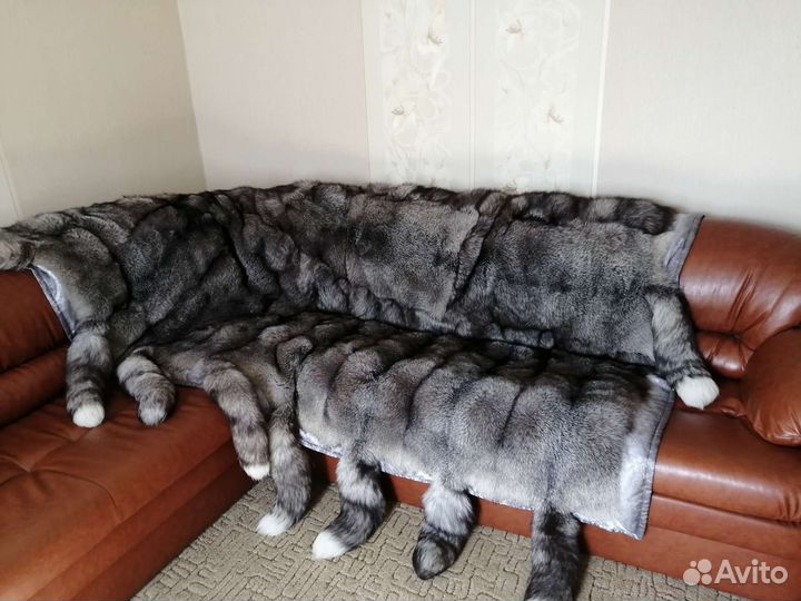 Плед из меха