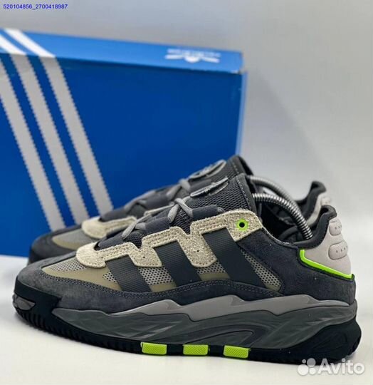 Кроссовки Adidas Niteball Grey (Арт.76885)