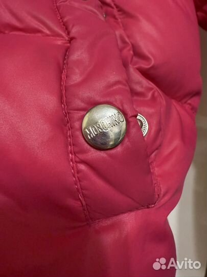 Пуховик moschino детский