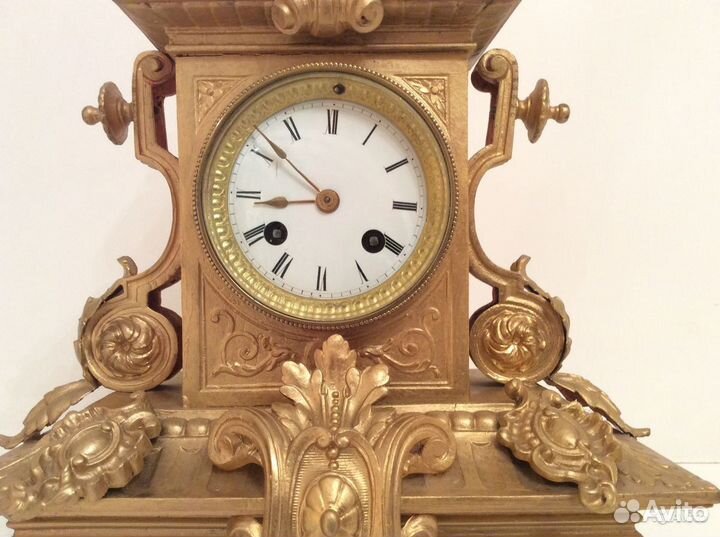 Часы каминные, сплав, Франция, начало 20 века