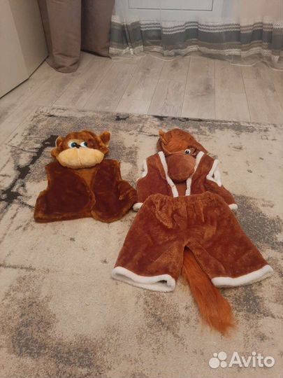 Костюм детский мишки и лошадки