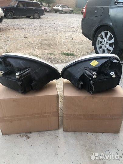 Передние фары на priora