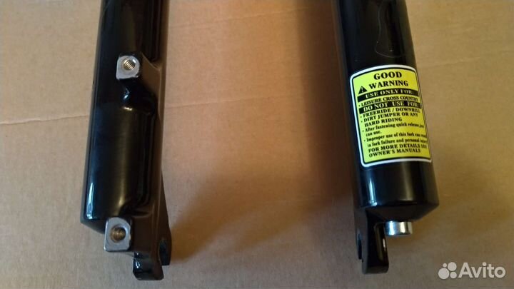 Вилка 26 алюминиевая, ход 100 мм, с блокировкой