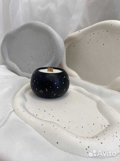 Поднос из гипса / изделия из гипса