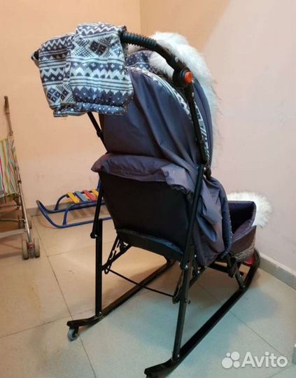 Коляска санки