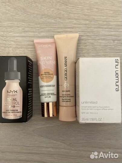 Тональный armani shu uemura nyx оригинал