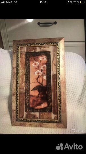 Картина в обьемной рамке
