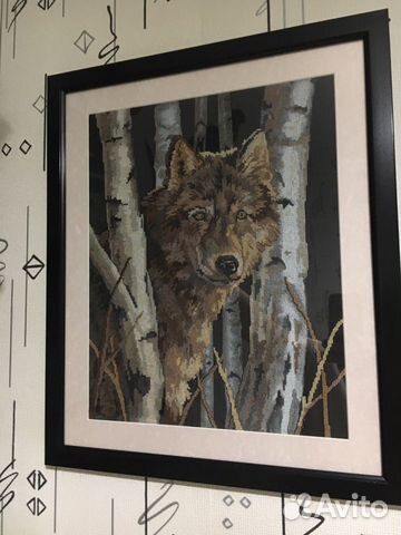 Картина вышитая крестом