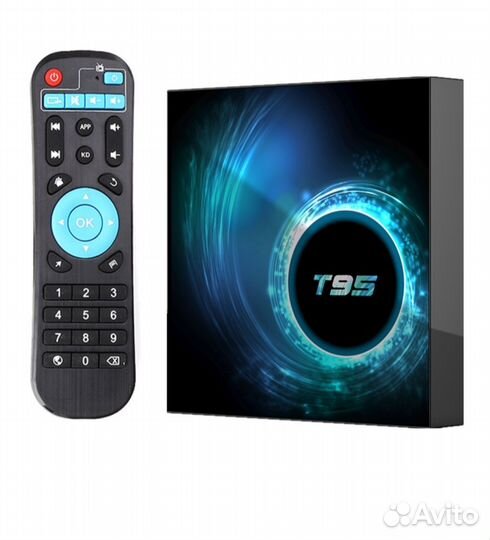 T95 2/16гб (h616) смарт тв приставка под/ключ