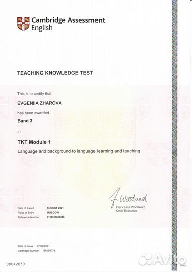 Преподаватель английского для взрослых