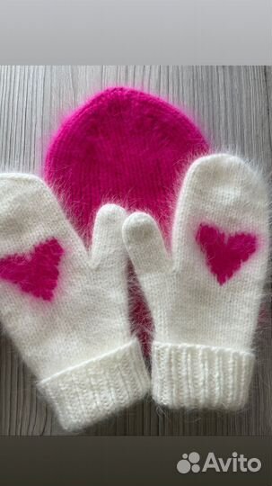 Варежки из ангоры