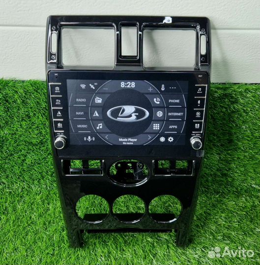 Магнитола Андроид Лада Приора 1 крутилки IPS 9дюйм