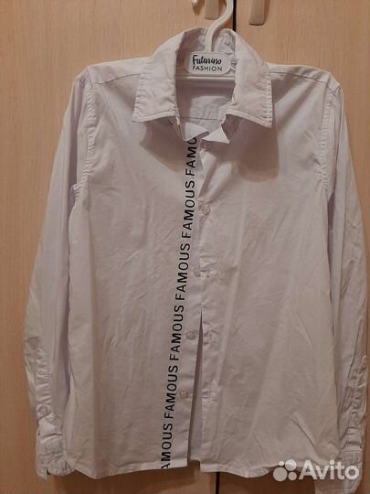 Блузка рубашка детские школьные