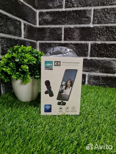Беспроводной петличный микрофон K-9 lightning